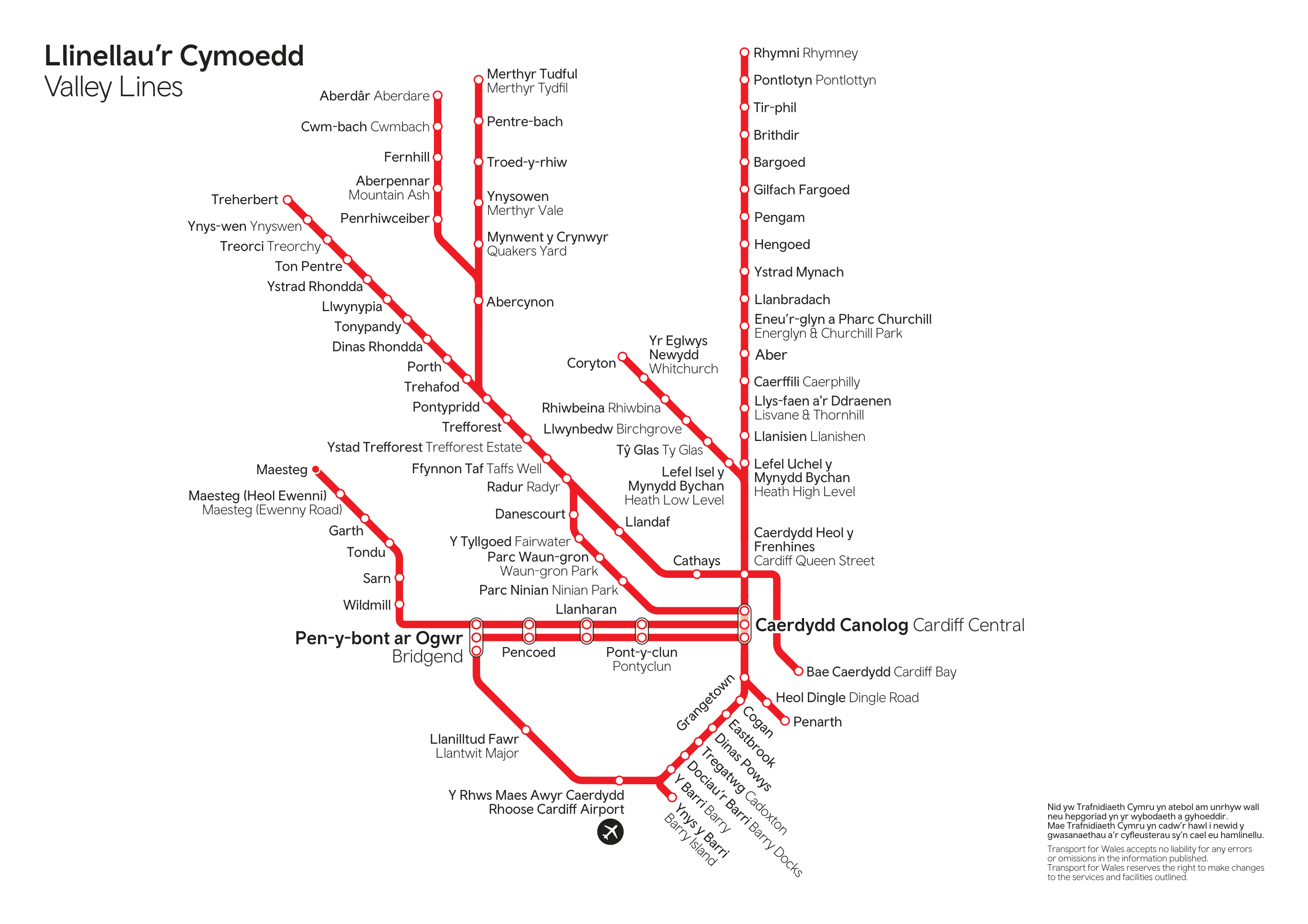 Train Maps UK Rail Maps Transport for Wales